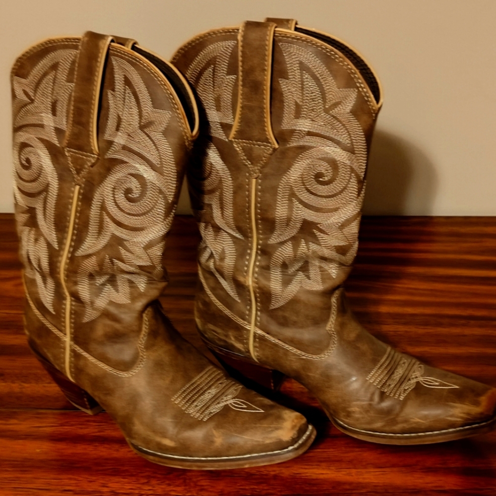 Durango Womens Western Cowboy 12" DRD0208 Boots shoes sz 10M